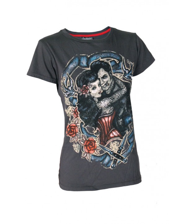 Tee Shirt Darkside Femme Tattoo Lover