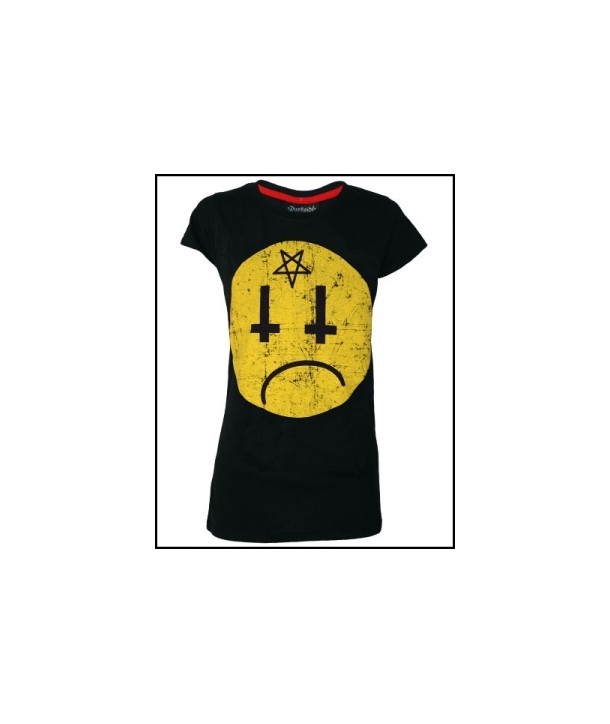 Tee Shirt Darkside Femme Satan Smiley