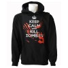 Sweat Shirt Darkside Clothing Keep Calm Kill Zombies