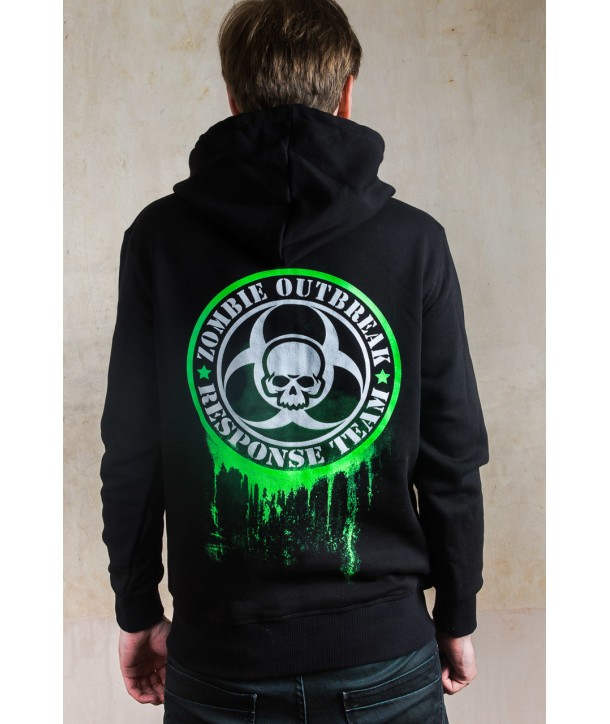 Sweat Shirt Darkside Clothing Zombie Response Glow In The Dark