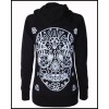 Sweat Shirt Veste Darkside Clothing White Sugar