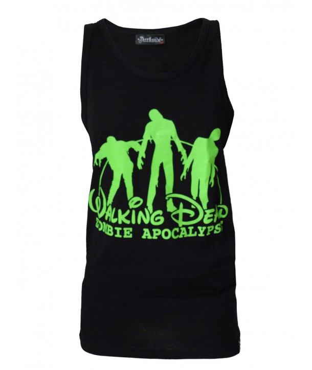 Debardeur Darkside Clothing Walking Dead Black Vest Noir