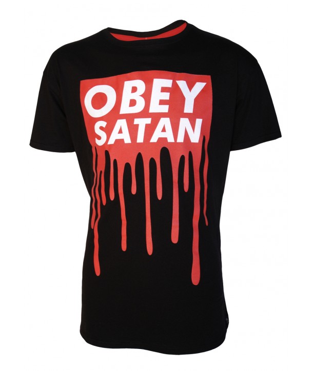 Tee Shirt Darkside Clothing Obey Satan