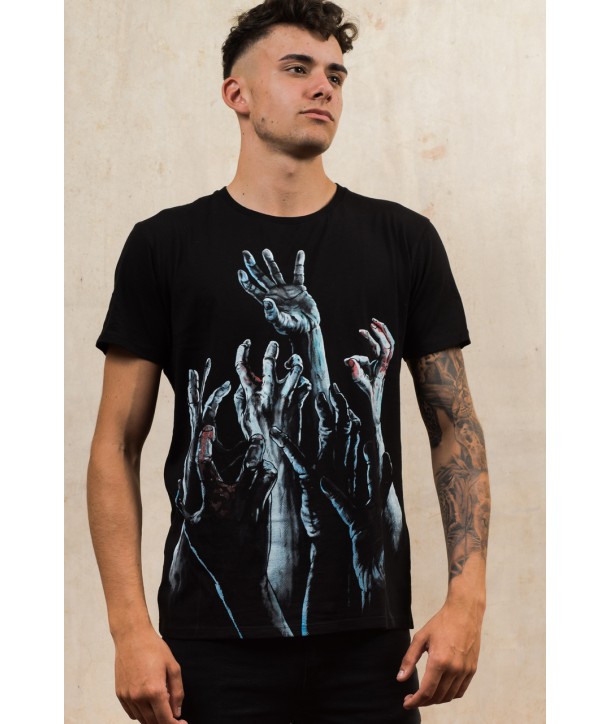 Tee Shirt Darkside Homme Zombie Hands