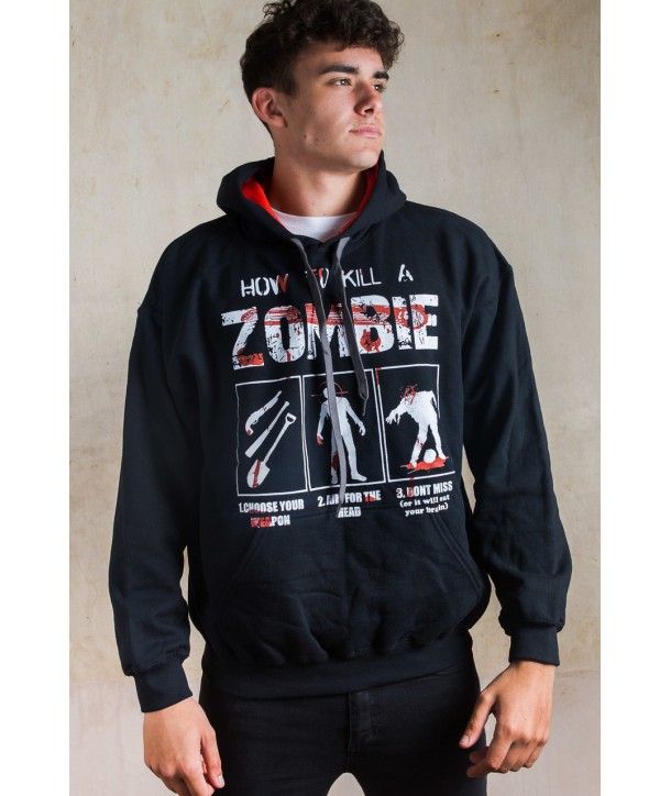 Sweat Shirt Darkside Homme How To Kill A Zombie