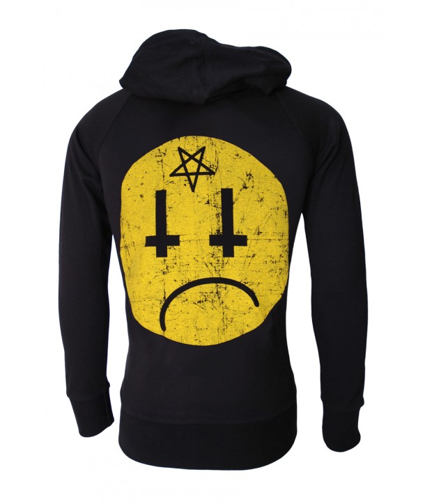 Sweat Shirt Darkside Homme Satan Smiley