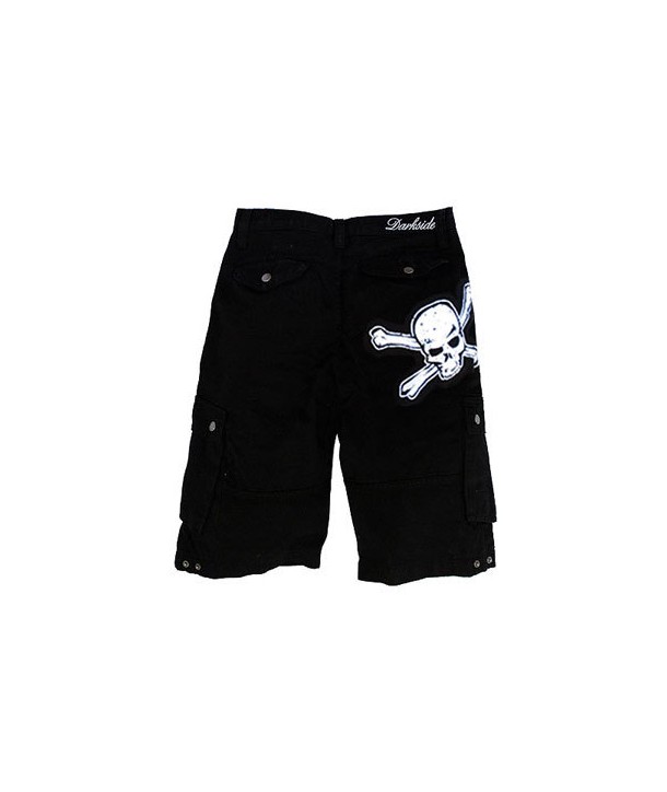 Short Darkside Homme White Skull