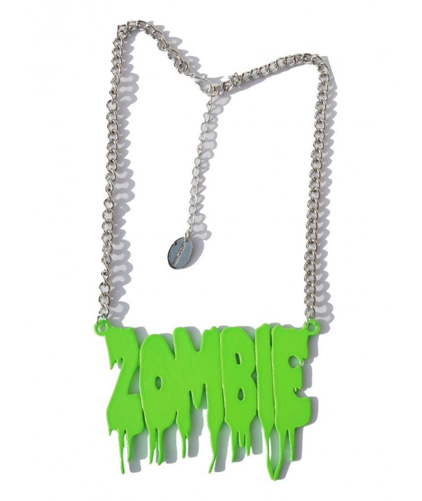 Collier Rock Darkside Green Zombie Melt