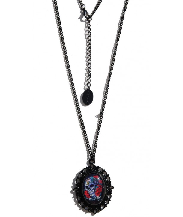 Collier Darkside Mexican Sugar Skull