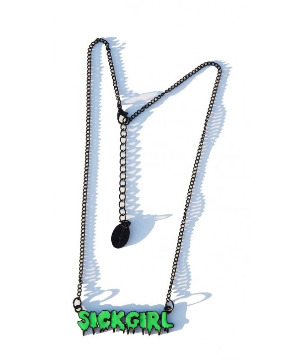 Collier Darkside Green Sickgirl