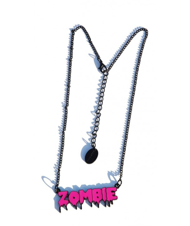 Collier Darkside Pink Zombie