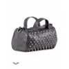 Sac Queen Of Darkness Gothique Small Bag With Many Black And Silver