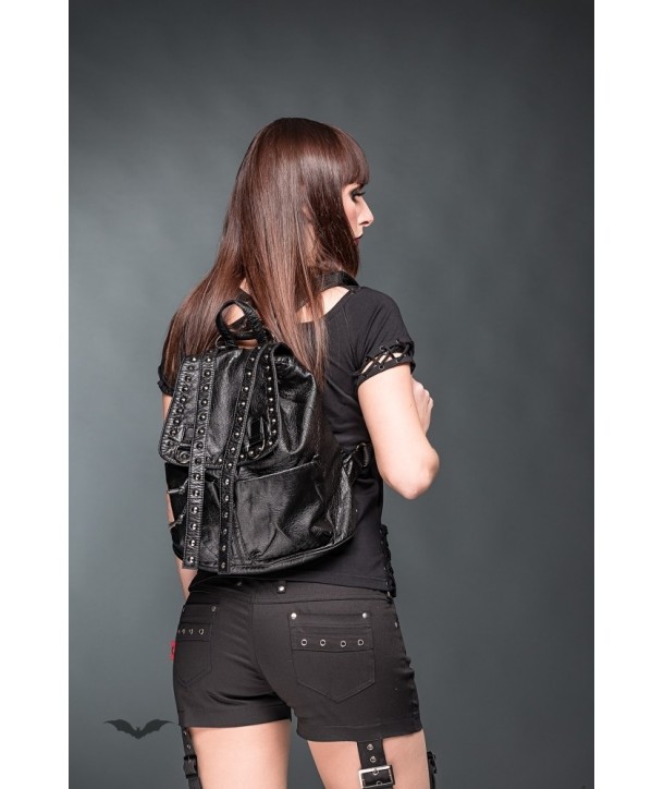 Sac Queen Of Darkness Gothique Backpack With Studs