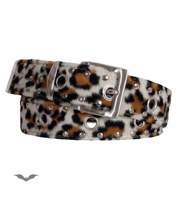 Ceinture Queen Of Darkness Gothique Leopard Pattern Belt