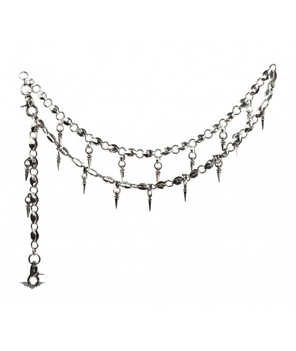 Ceinture Queen Of Darkness Gothique Chain Belt With Pins