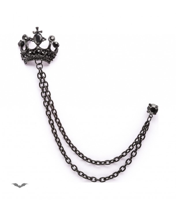 Patche Queen Of Darkness Gothique Brooch In The Shape Of A Crown