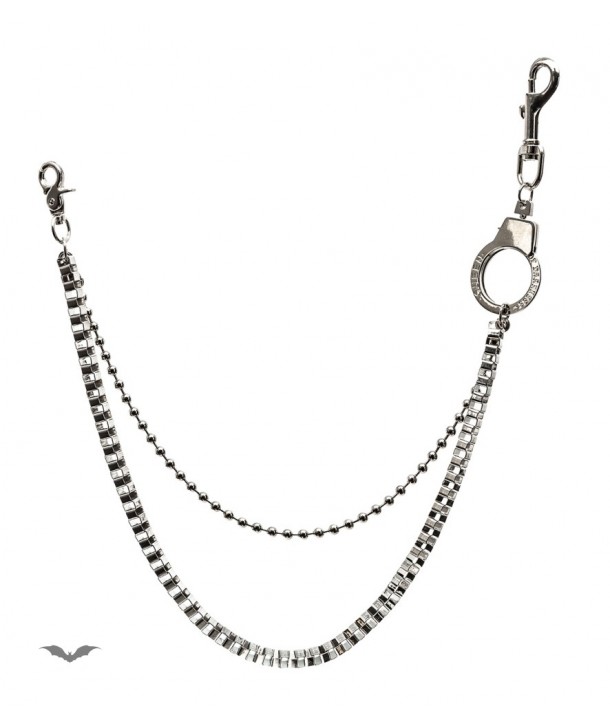 Chaine Queen Of Darkness Gothique Silver Double Chain