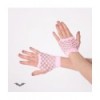 Gants Queen Of Darkness Gothique Pink Double Net Gloves, Short