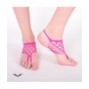 Chaussettes Queen Of Darkness Gothique Hot Pink Foot Net.