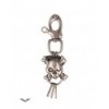 Porte Clés Queen Of Darkness Gothique Silver Key Pendant With Skull