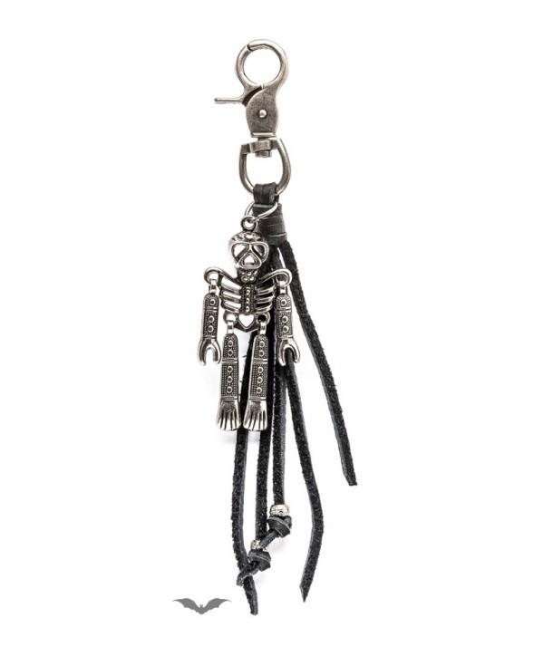 Porte Clés Queen Of Darkness Gothique Key Ring With A Robot Pendant