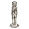 Home Déco Queen Of Darkness Gothique Silver Skeleton Candle Holder