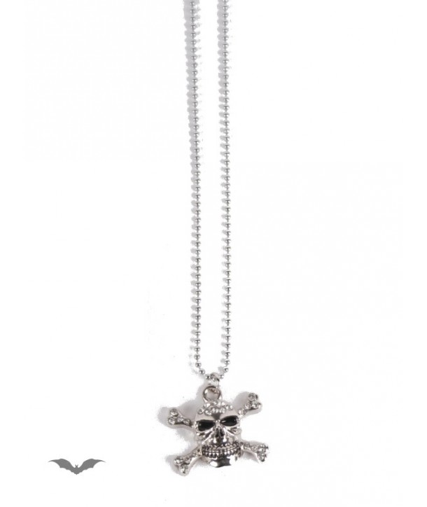 Collier Queen Of Darkness Gothique Necklace With Skull & X-Bones
