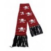 Echarpe Queen Of Darkness Gothique Black/Red Striped Scarf Skulls