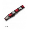 Suspenders Queen Of Darkness Gothique Suspenders Black/Red Plaid With Skulls