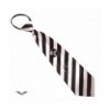 Cravatte Queen Of Darkness Gothique Tie Stripes White / Black