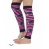Legwarmers Queen Of Darkness Gothique Striped Legwarmers With Cat Skull