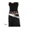 Ceinture Queen Of Darkness Gothique Silver With 4 Rows Of Studs