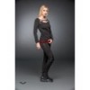 Ceinture Queen Of Darkness Gothique 2 Rows Black/Red Cubes. Checkerboard