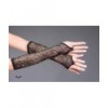 Gants Queen Of Darkness Gothique Gloves Made Of Spidernet Fabric