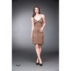 Robe Queen Of Darkness Gothique Long Leopard Print Dress With Black Lace