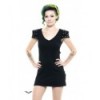 Robe Queen Of Darkness Gothique Open Back Dress With Studded Shoulders