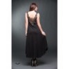 Robe Queen Of Darkness Gothique Long Dress With Lace On The Back