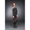 Robe Queen Of Darkness Gothique Long Sleeve Short Dress With Cut-Out Sho