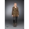 Veste Queen Of Darkness Gothique Double-Breasted Leopard Pattern Jacket