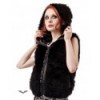 Veste Queen Of Darkness Gothique Reversible Hooded Vest With Furry And Sh