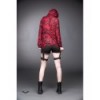 Veste Queen Of Darkness Gothique Red Jacket With Many Different Skulls