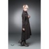 Manteau Queen Of Darkness Gothique Long Coat With Decorative Stitching