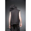 Veste Queen Of Darkness Gothique Vest With Hidden Hood