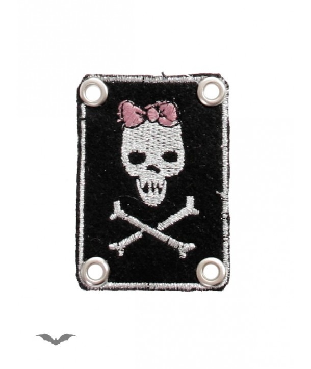 Patches Queen Of Darkness Gothique Patch ""Girly Skull