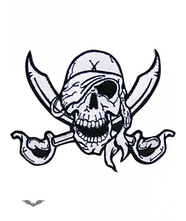 Patches Queen Of Darkness Gothique Patch: Pirate With Crossed Swords
