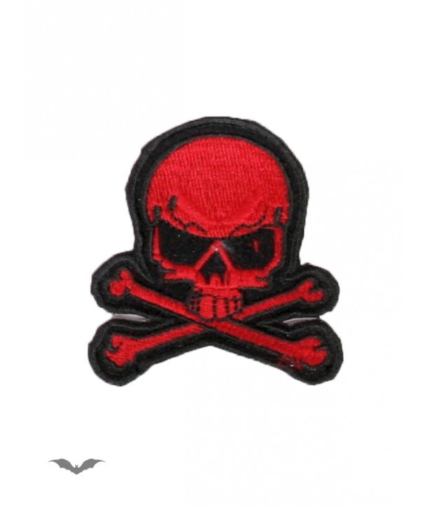 Patches Queen Of Darkness Gothique Small Red Skull Patch