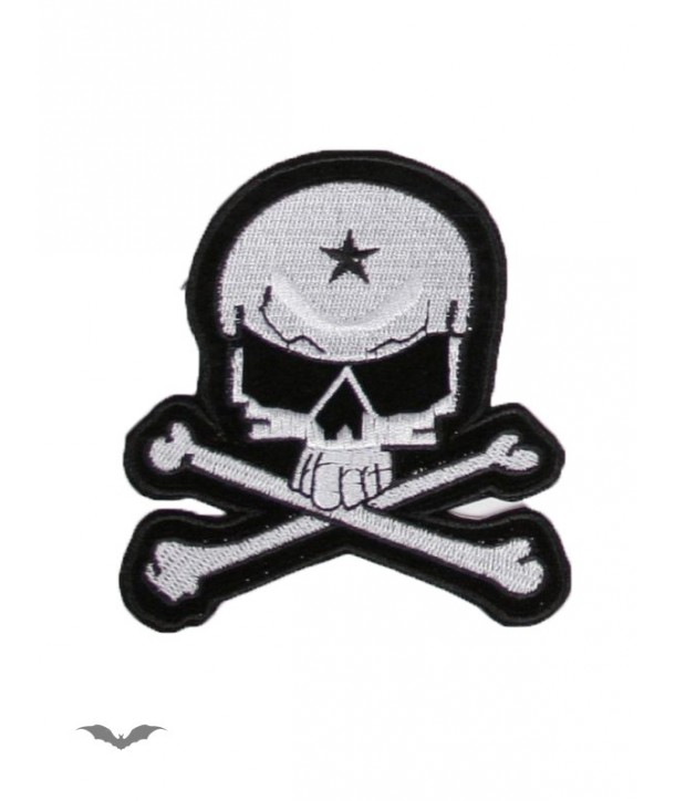 Patches Queen Of Darkness Gothique White And Black Skull Patch