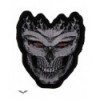 Patches Queen Of Darkness Gothique Patch: Flaming Skull With Red Eyes