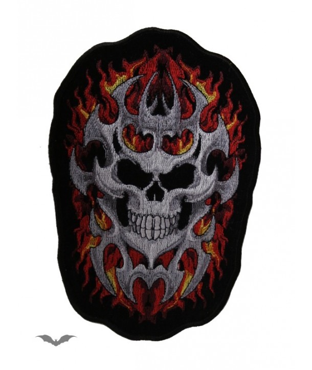 Patches Queen Of Darkness Gothique Skull Patch With Tribal Pattern