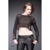 Top Queen Of Darkness Gothique Cropped Length Knit Jumper